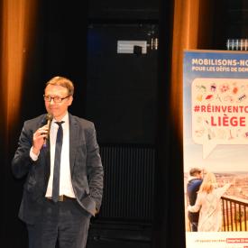 8 mars 2017 - Présentation de l'actualisation du Projet de Ville au Théâtre de Liège