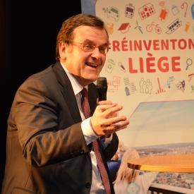 8 mars 2017 - Présentation de l'actualisation du Projet de Ville au Théâtre de Liège